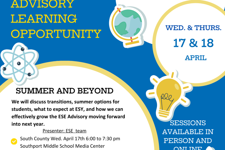 April 2024 Parent Meeting Flyer